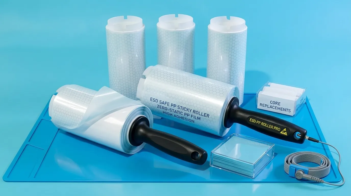 What is a Full ESD Safe PP Sticky Roller