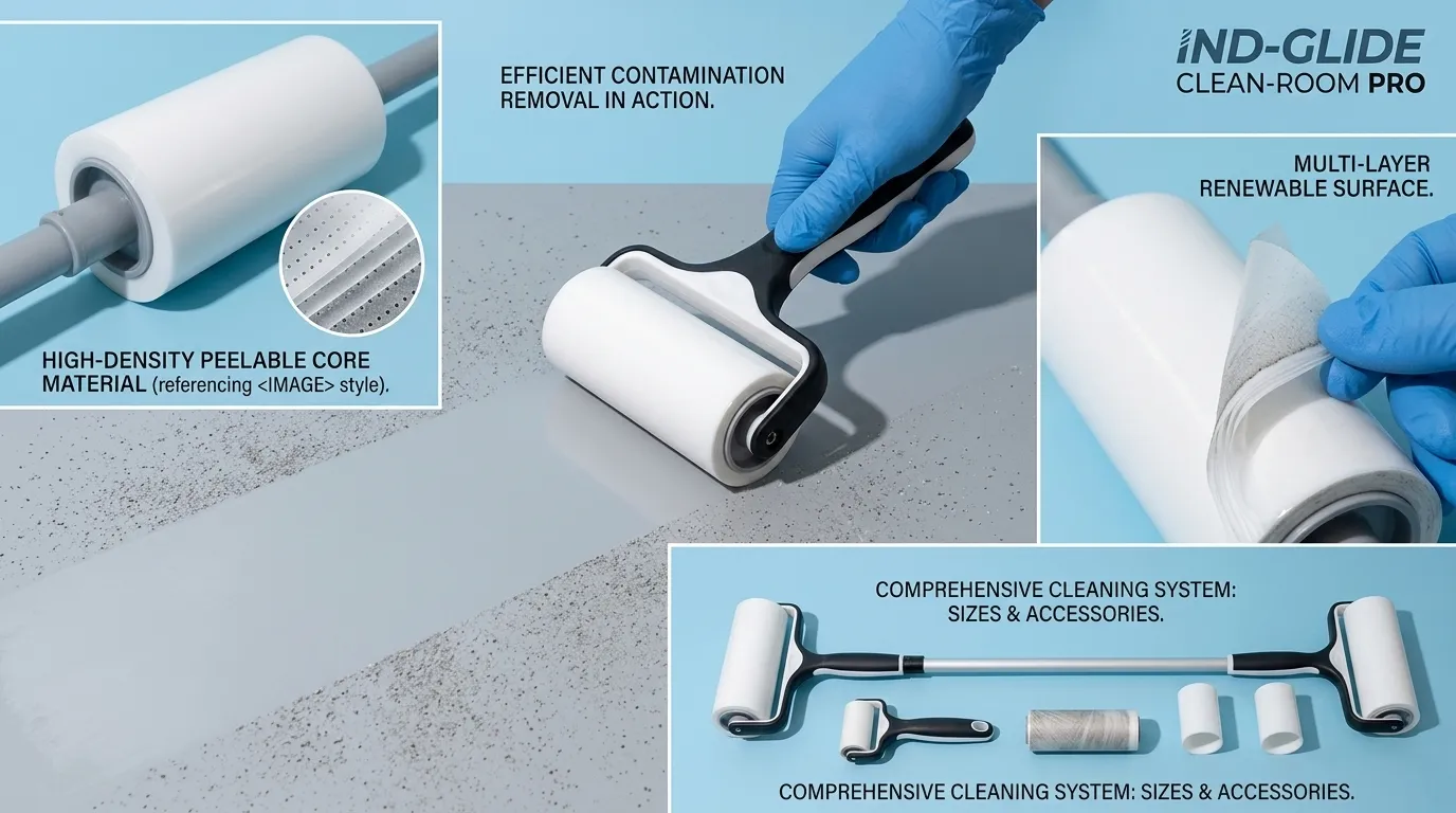 What is an industrial sticky roller?