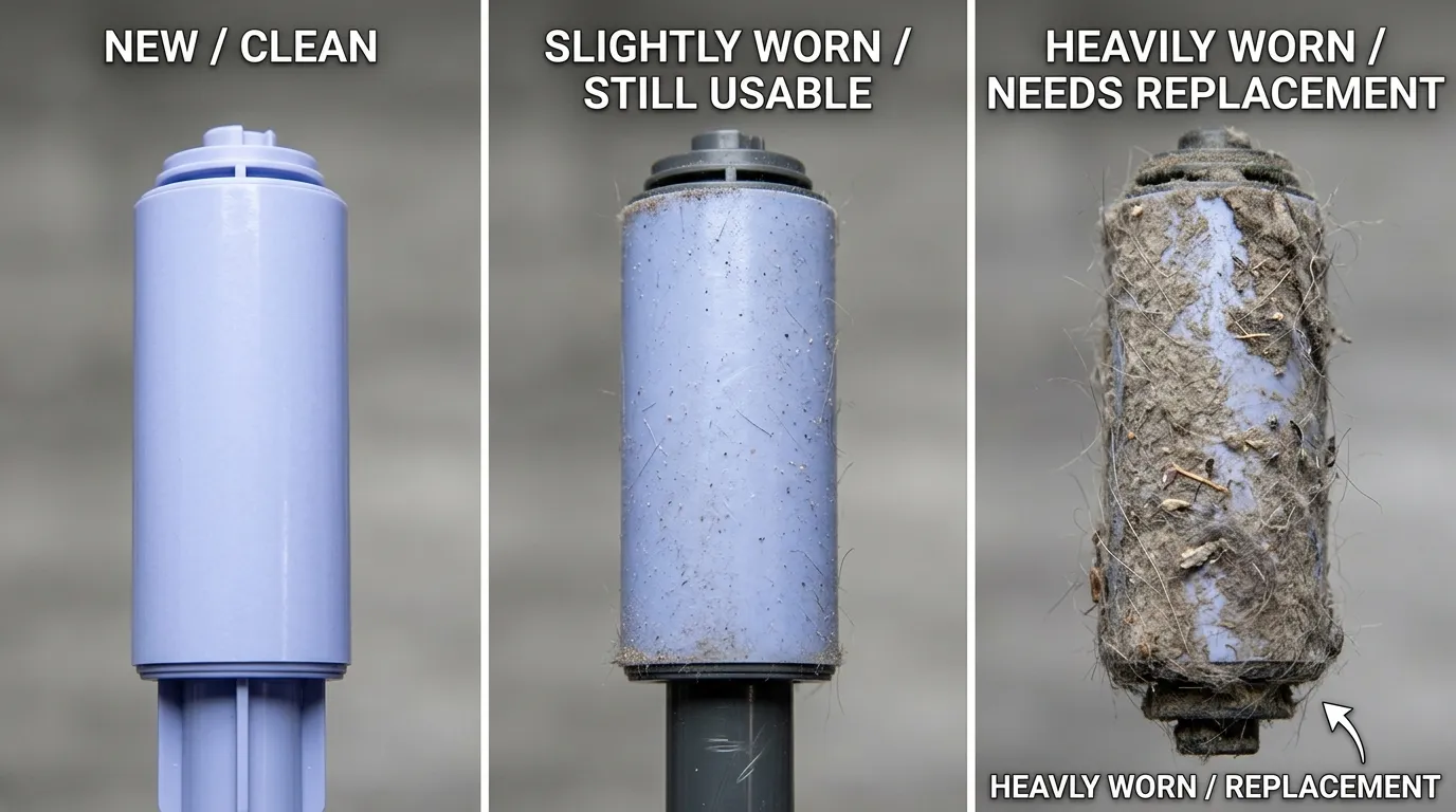 When to replace sticky rollers 