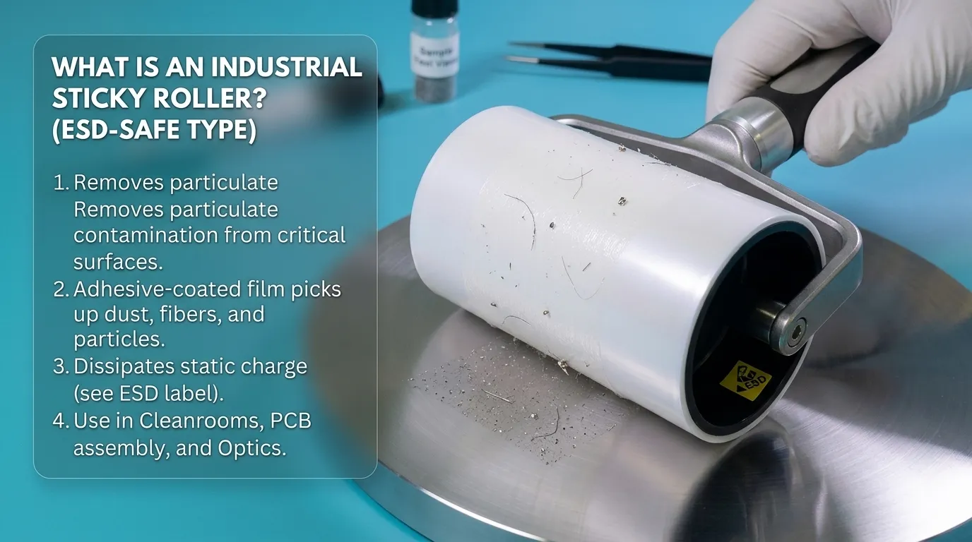 how industrial sticky rollers work