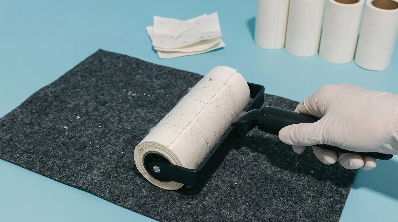how sticky paper pads remove dust