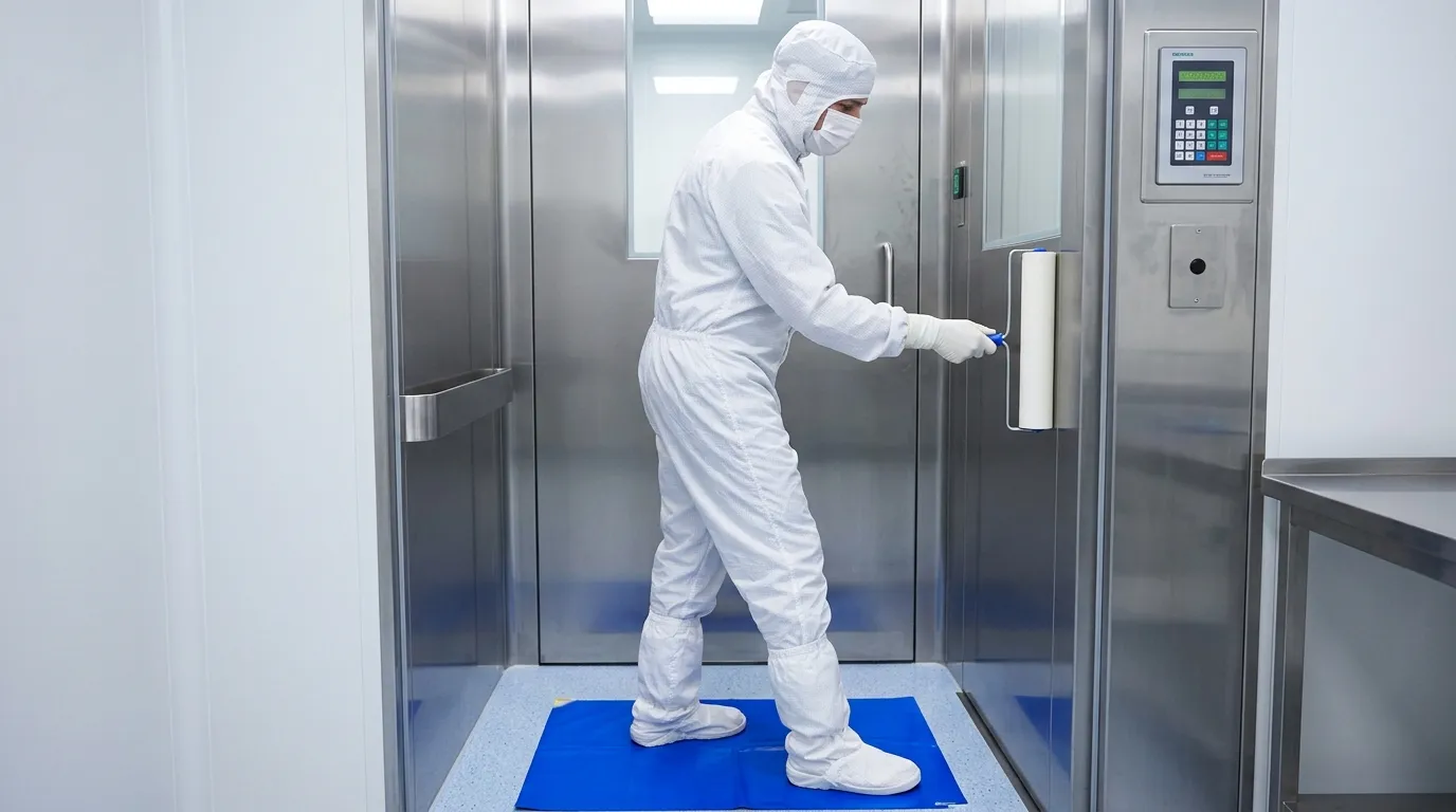 how to clean narrow gaps in cleanrooms