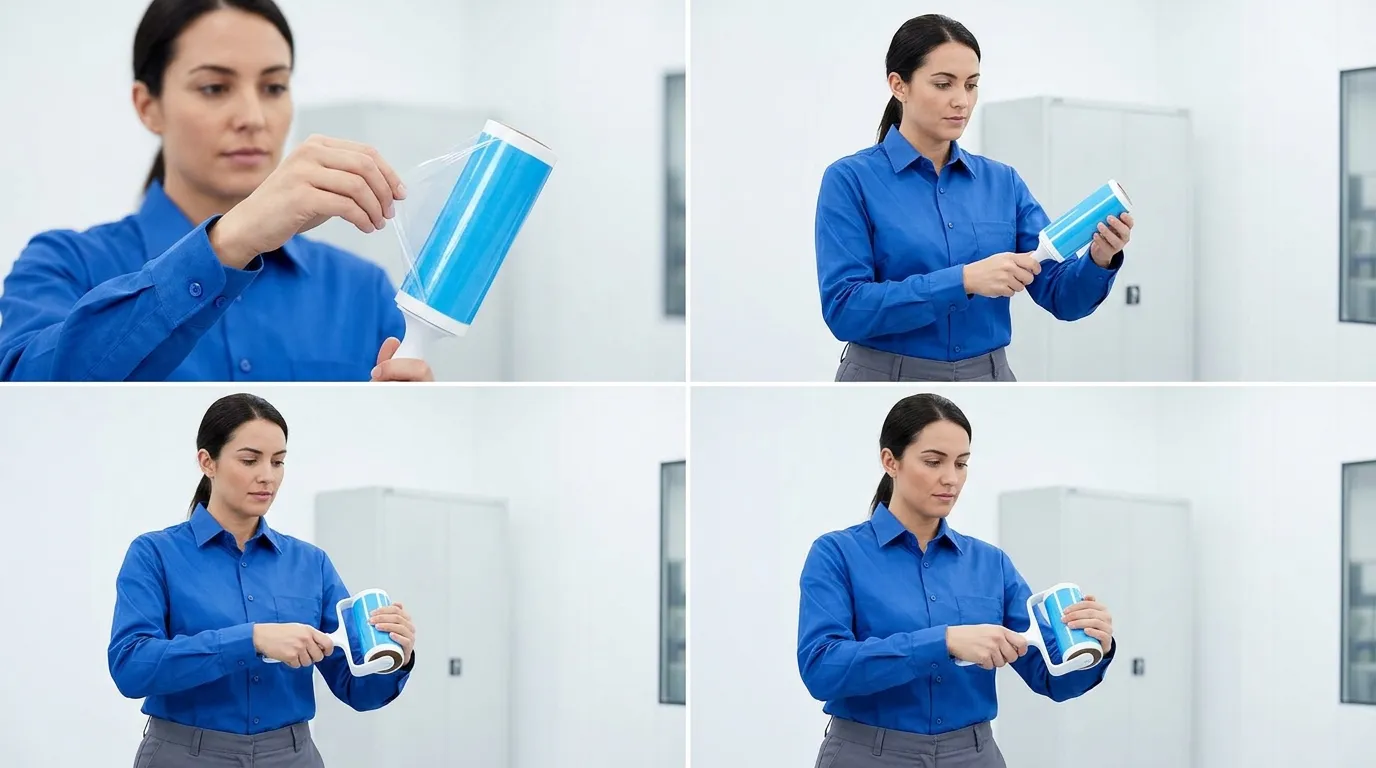 how to use cleanroom sticky mats