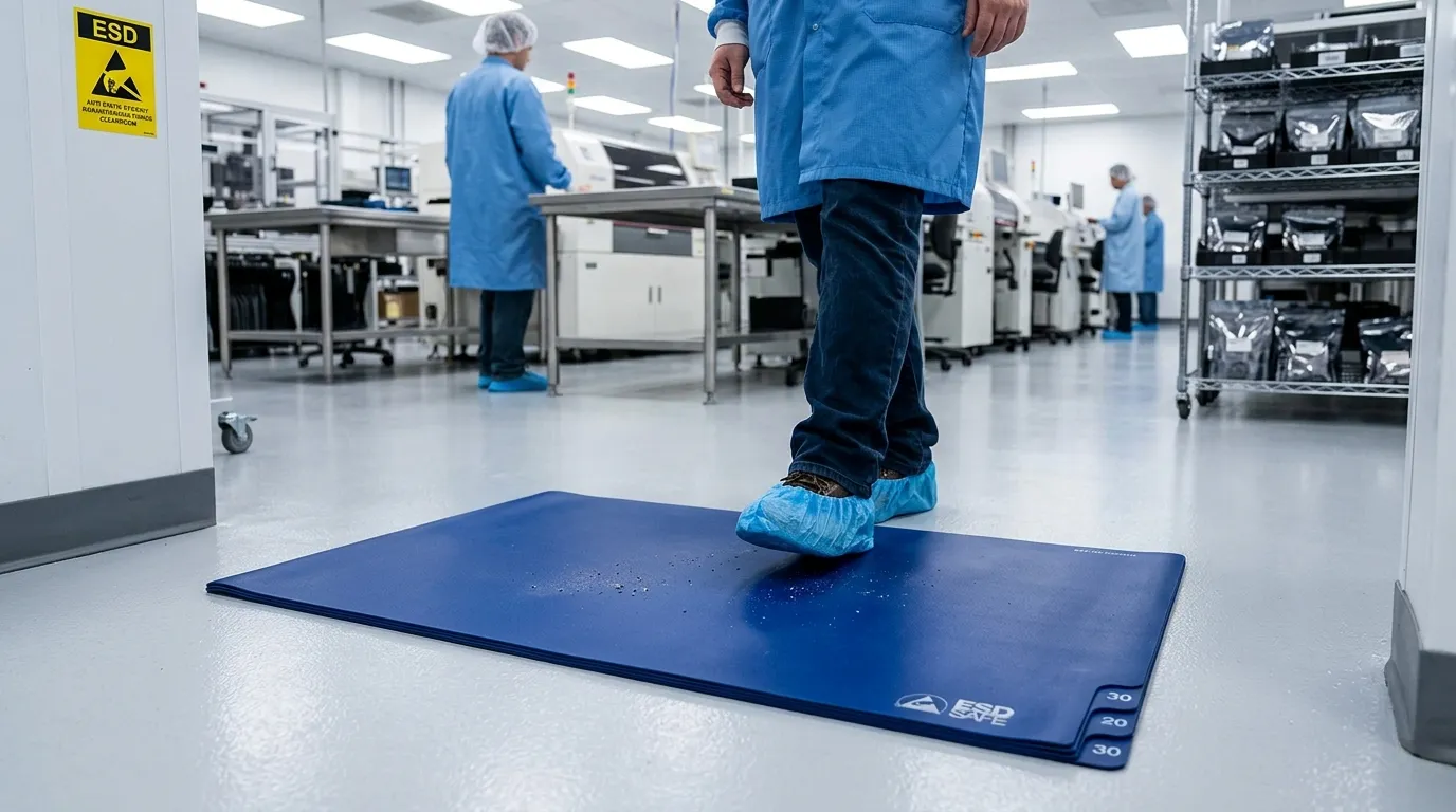 anti static sticky mat for electronics factory