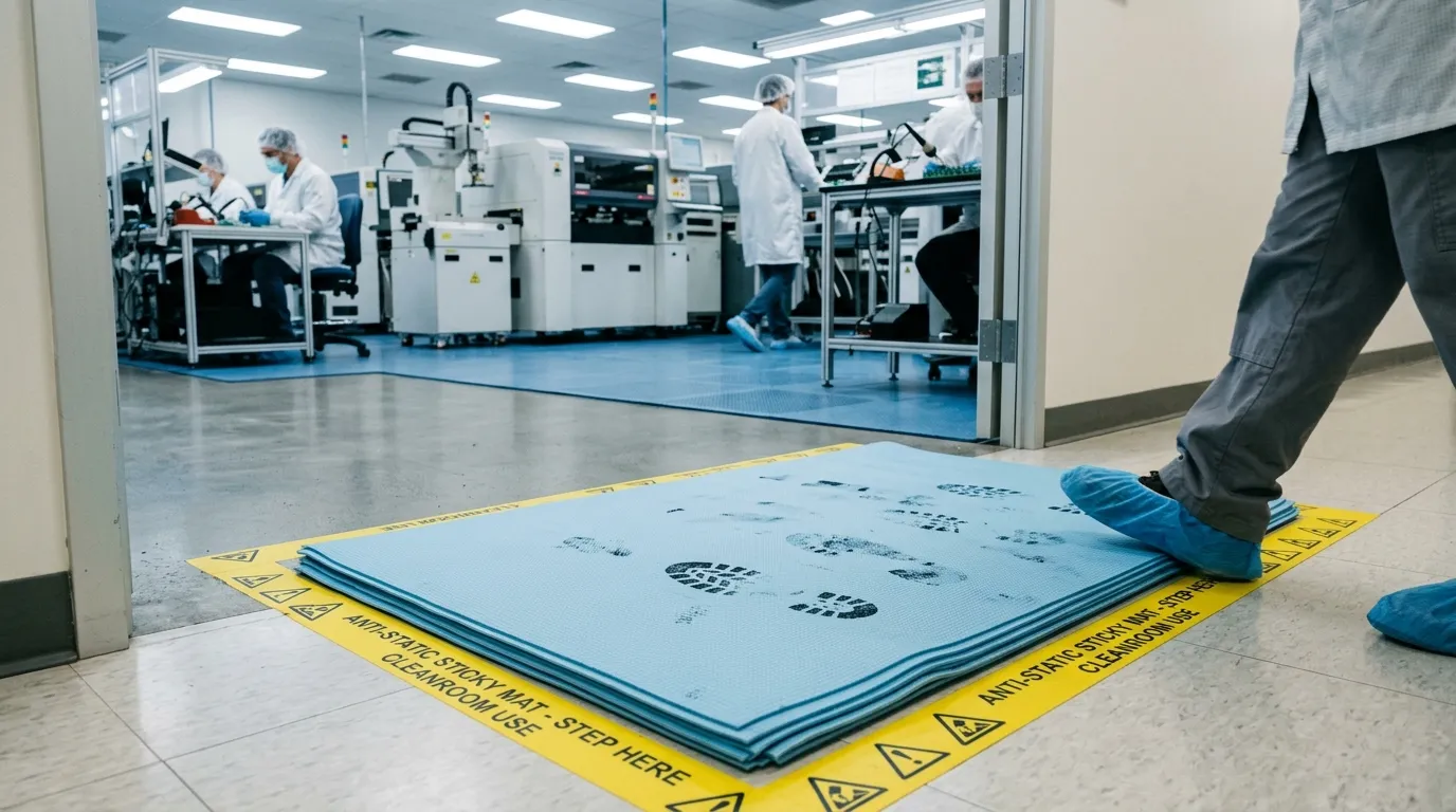 anti static sticky mat for electronics factory