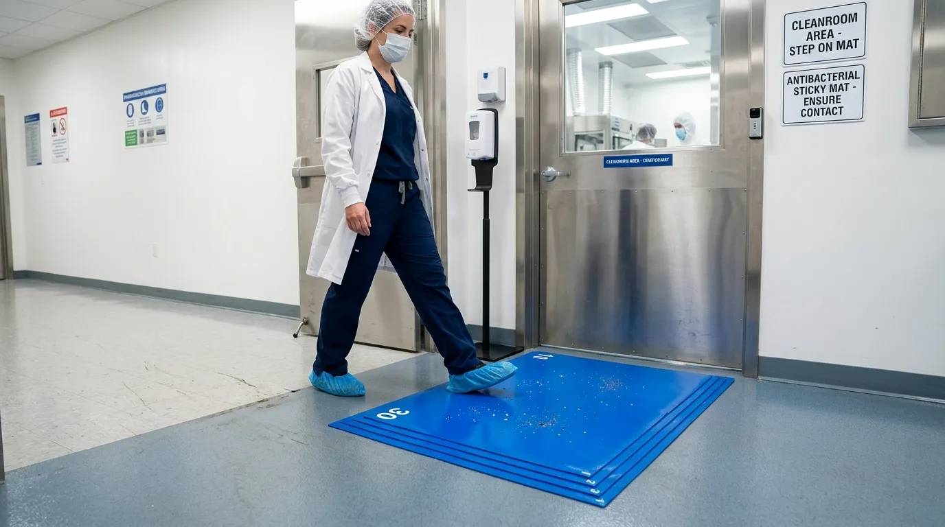 antibacterial sticky mat