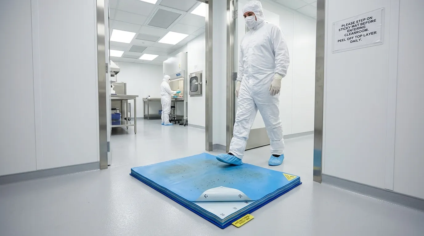 cleanroom anti bacterial sticky mat