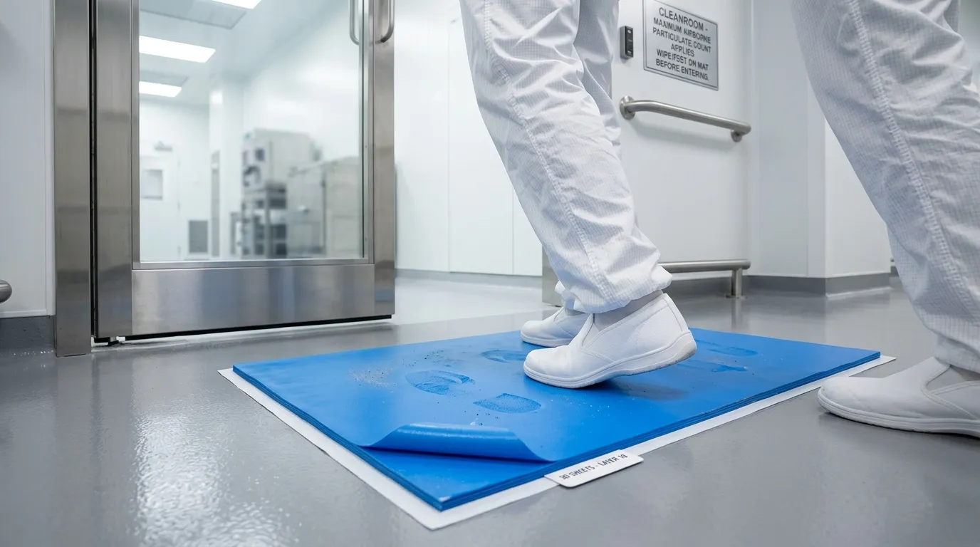 cleanroom anti bacterial sticky mat