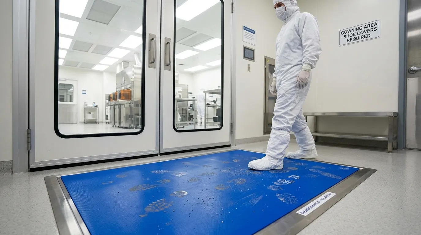 contamination control sticky mat for cleanroom