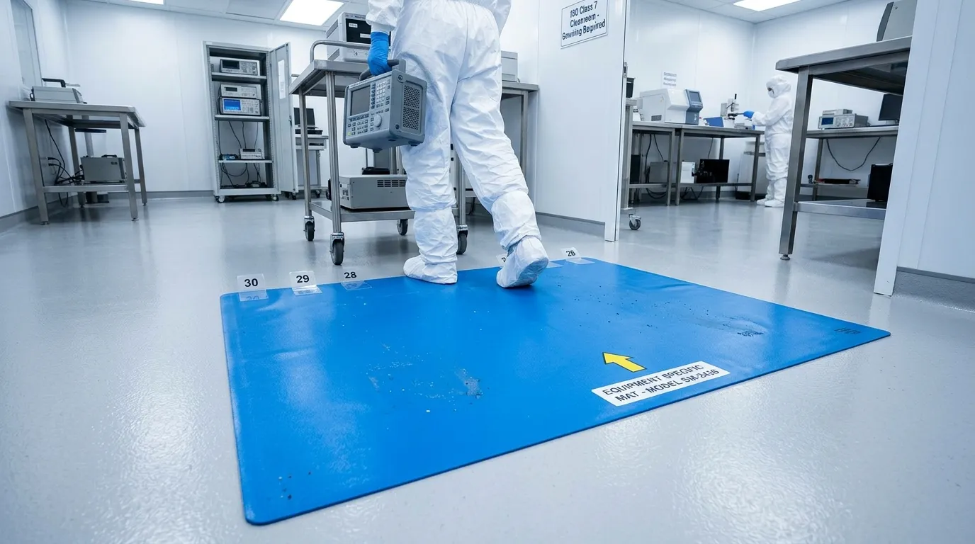 equipment specific sticky mat