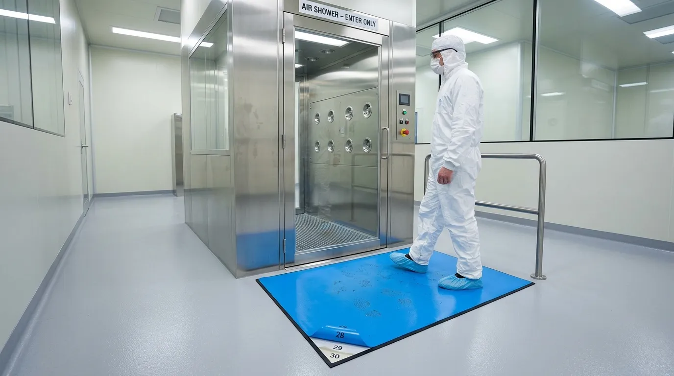 sticky mat for air shower room