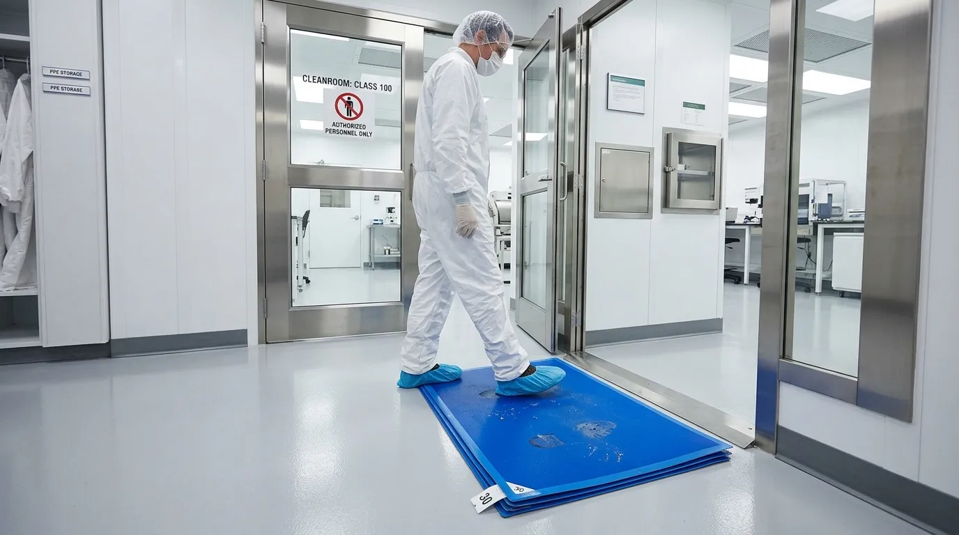 sticky mat for cleanroom entrance