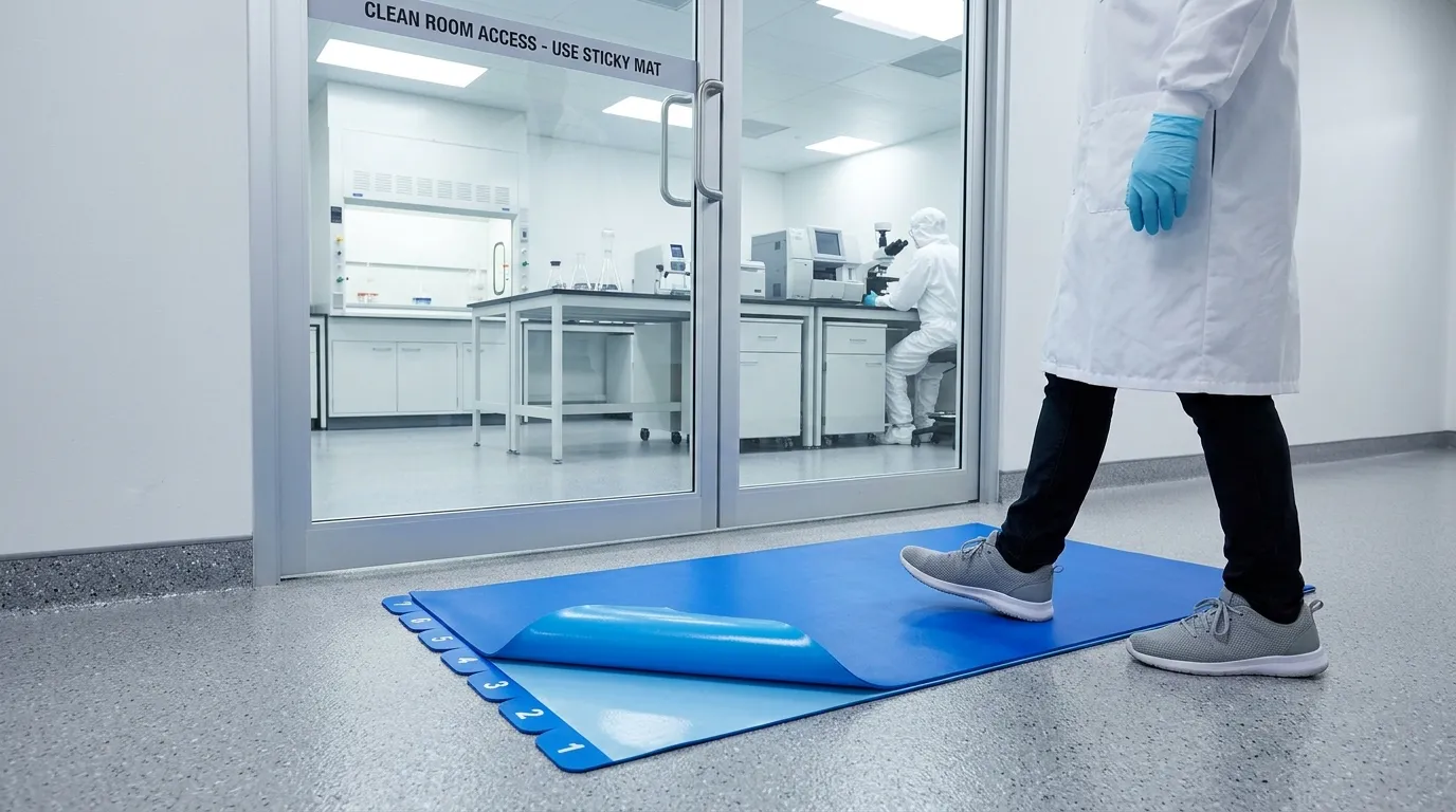 sticky mat for laboratory