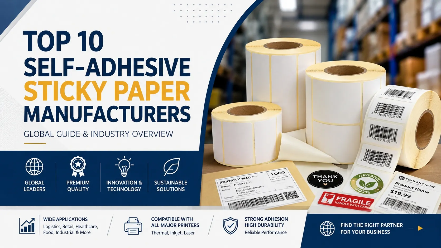 top 10 Self-Adhesive Sticky Paper manufacturer