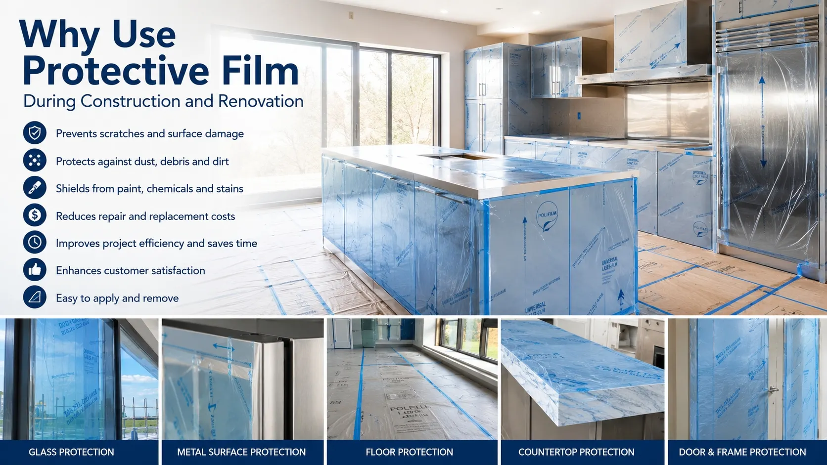 Why use protective film during construction and renovation