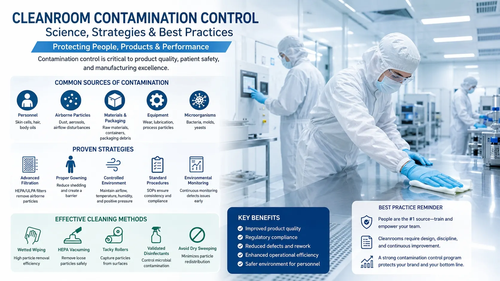 cleanroom contamination control